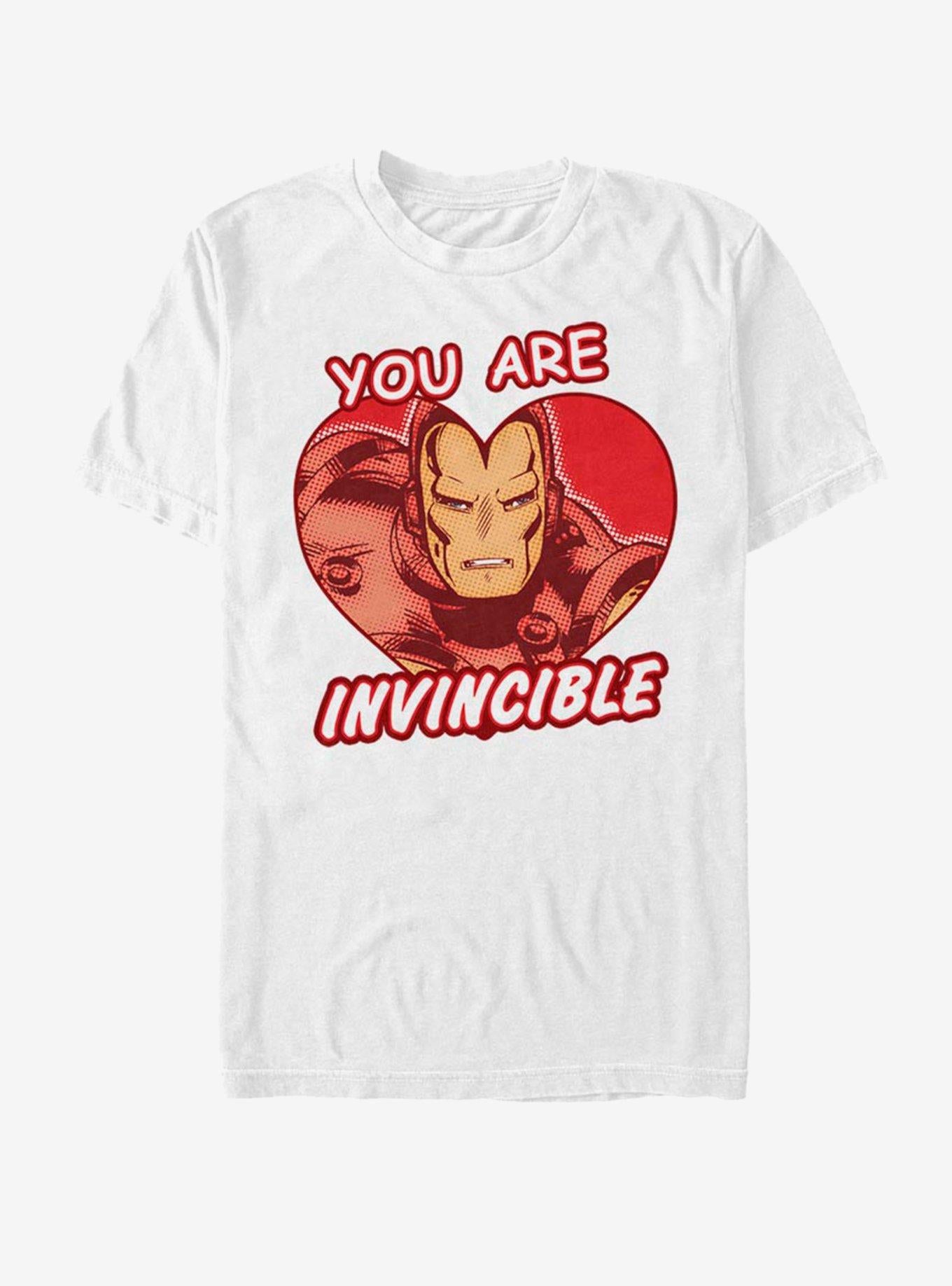 Marvel Ironman Invincible Heart T-Shirt | Premium Unisex T-Shirt, Trending Graphic Tee