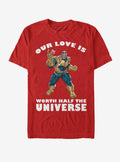 Marvel Thanos Universal Love Valentine T-Shirt | Premium Unisex T-Shirt, Trending Graphic Tee