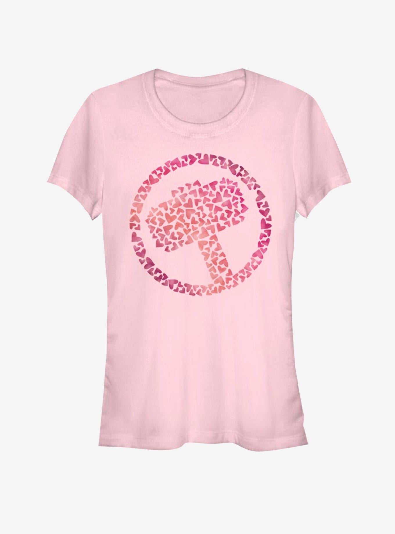 Marvel Thor Heart Hammer Girls T-Shirt | Premium Unisex T-Shirt, Trending Graphic Tee