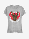 Star Wars Chewie Valentine Hearts Girls T-Shirt | Premium Unisex T-Shirt, Trending Graphic Tee