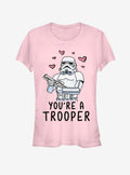 Star Wars Trooper Love Girls T-Shirt | Premium Unisex T-Shirt, Trending Graphic Tee