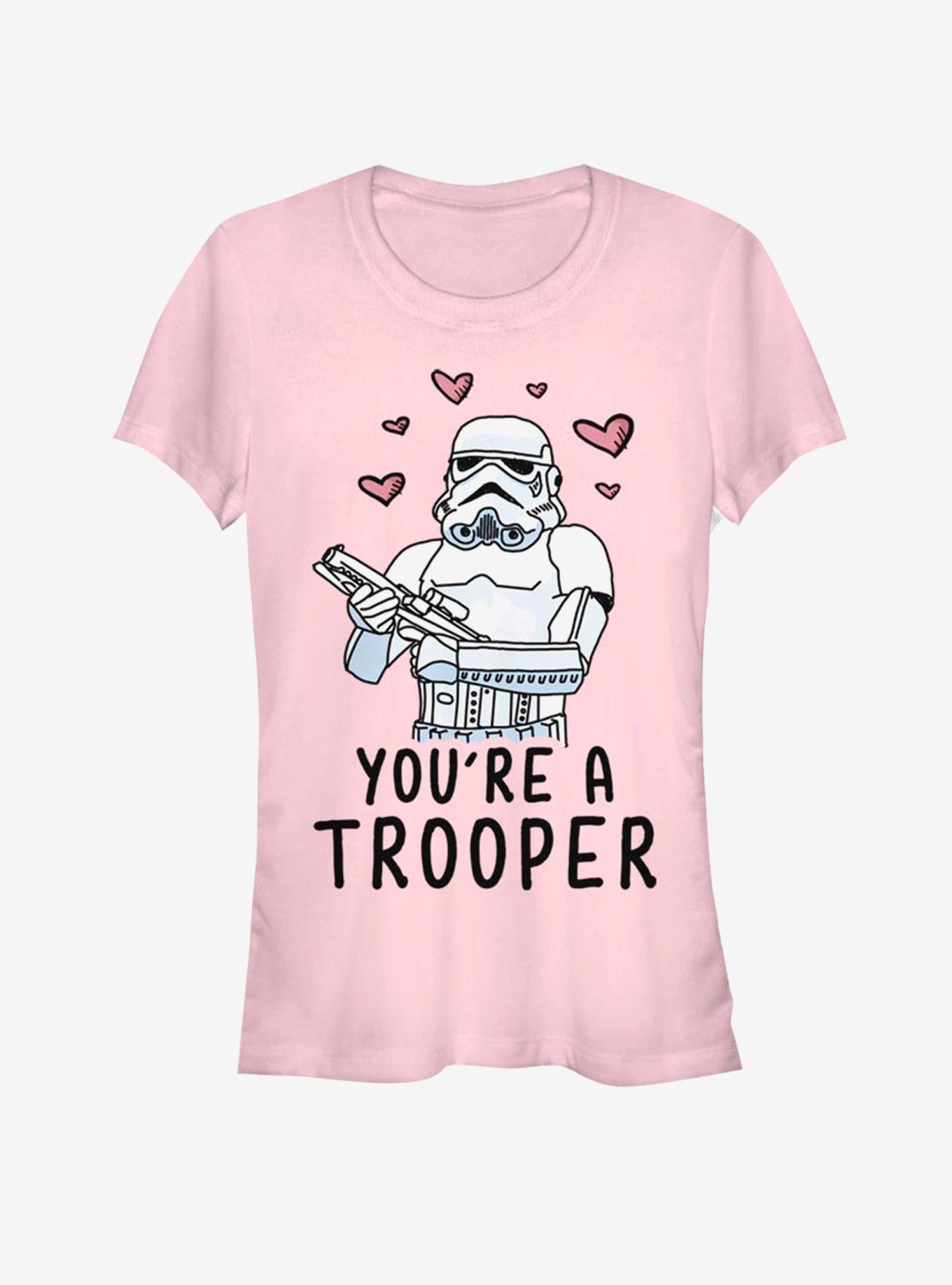 Star Wars Trooper Love Girls T-Shirt | Premium Unisex T-Shirt, Trending Graphic Tee