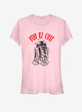 Star Wars You R2 Cute Girls T-Shirt | Premium Unisex T-Shirt, Trending Graphic Tee