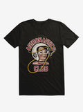 Astro Club Retro Astronaut Black T Shirt T Shirt Streetwear Style Daily Wear