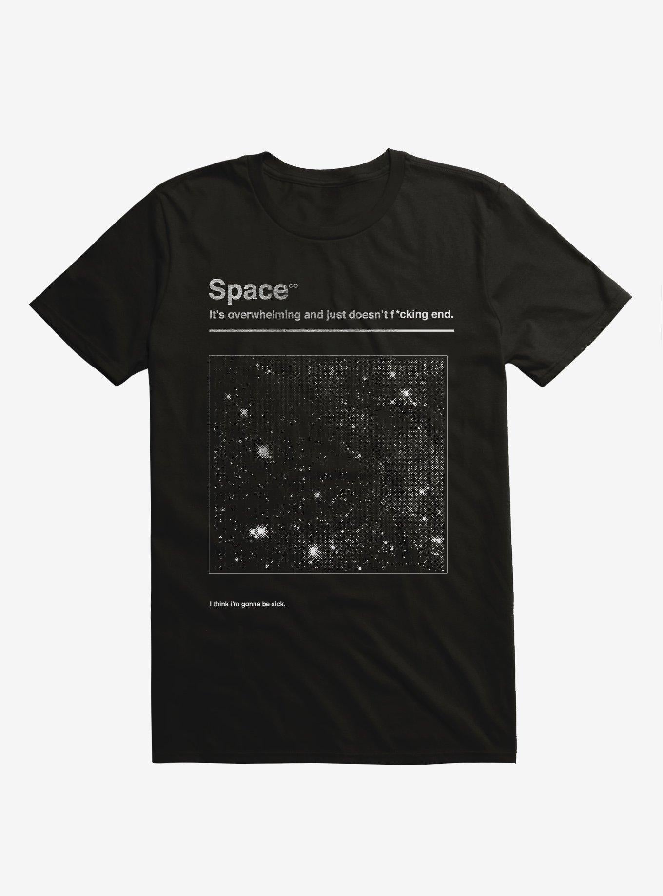 Never Ending Space Black T Shirt T Shirt Trending US