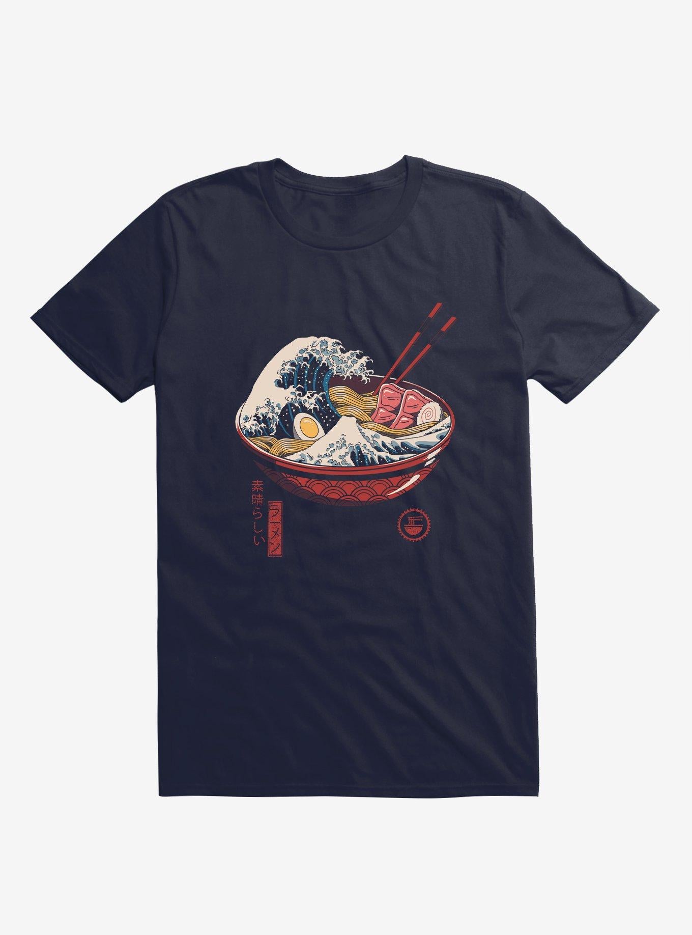 Great Ramen Navy Blue T Shirt T Shirt Streetwear Style Gift Ready