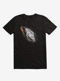 Space Art Astronaut Graffiti Black T Shirt T Shirt Viral TikTok Daily Wear