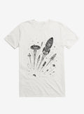 Space Race Spacecraft White T Shirt T Shirt Trending US Fan Favorite