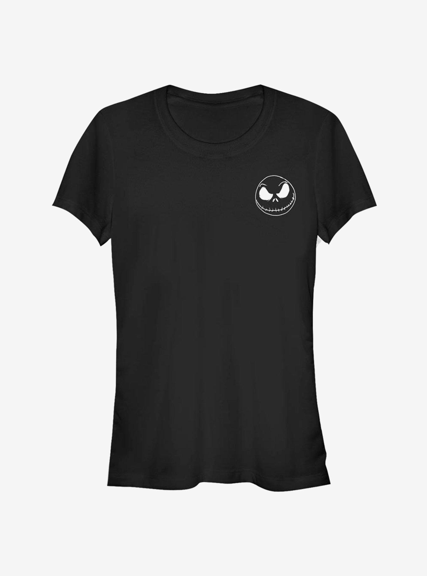 Disney The Nightmare Before Christmas Jack Skellington Pocket Classic Girls T-Shirt T-Shirt | High-Quality Print | Great Gift Idea