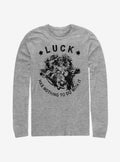 Marvel Avengers Avengers No Luck Just Skill Long-Sleeve T-Shirt | Premium Unisex T-Shirt, Trending Graphic Tee
