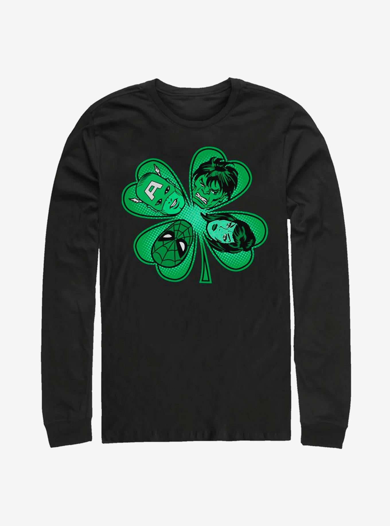 Marvel Avengers Lucky Retro Long-Sleeve T-Shirt | Premium Unisex T-Shirt, Trending Graphic Tee