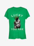 Star Wars Lucky Yoda Girls T-Shirt | Premium Unisex T-Shirt, Trending Graphic Tee