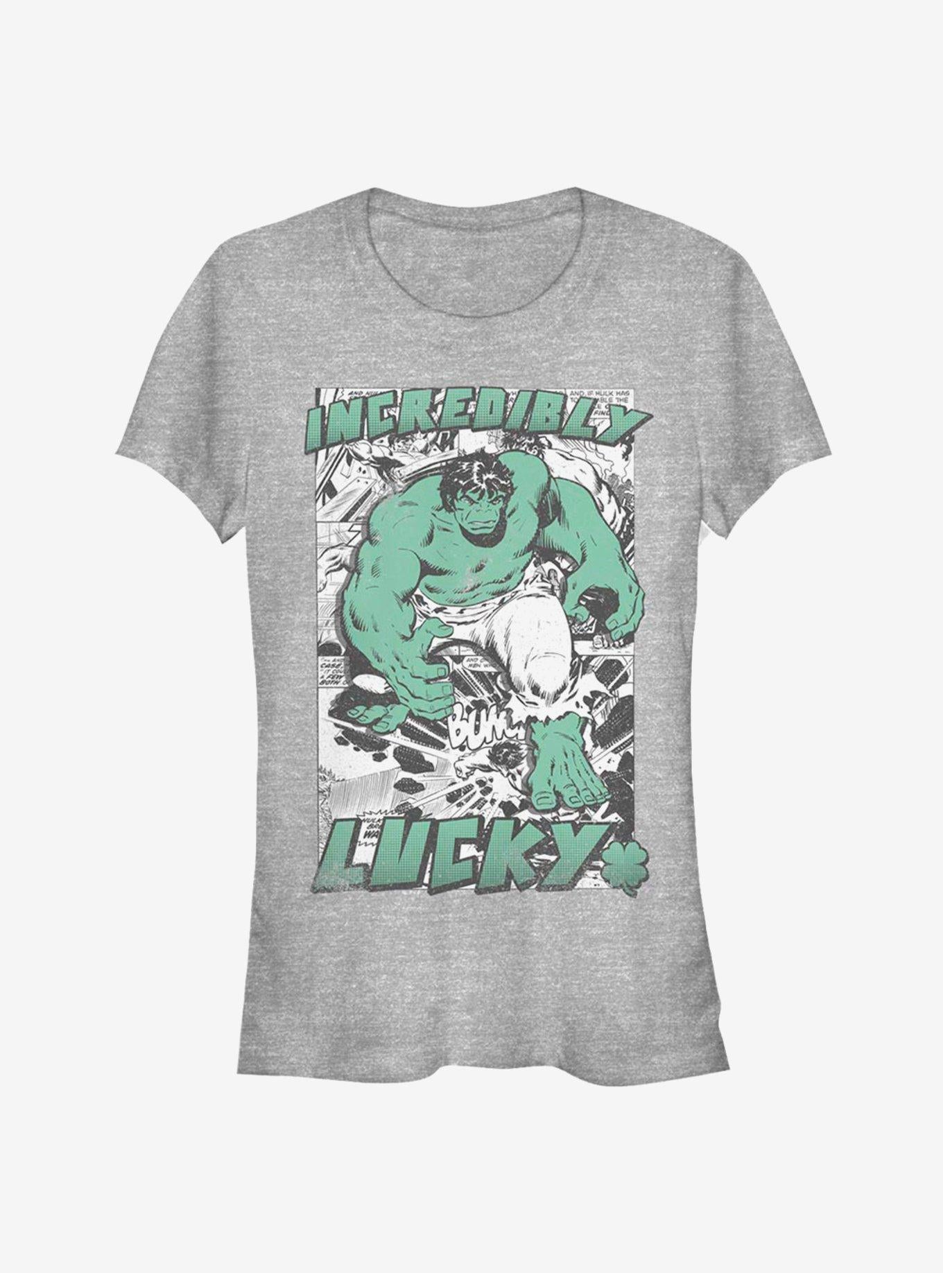 Marvel Hulk Incredibly Lucky Girls T-Shirt | Premium Unisex T-Shirt, Trending Graphic Tee
