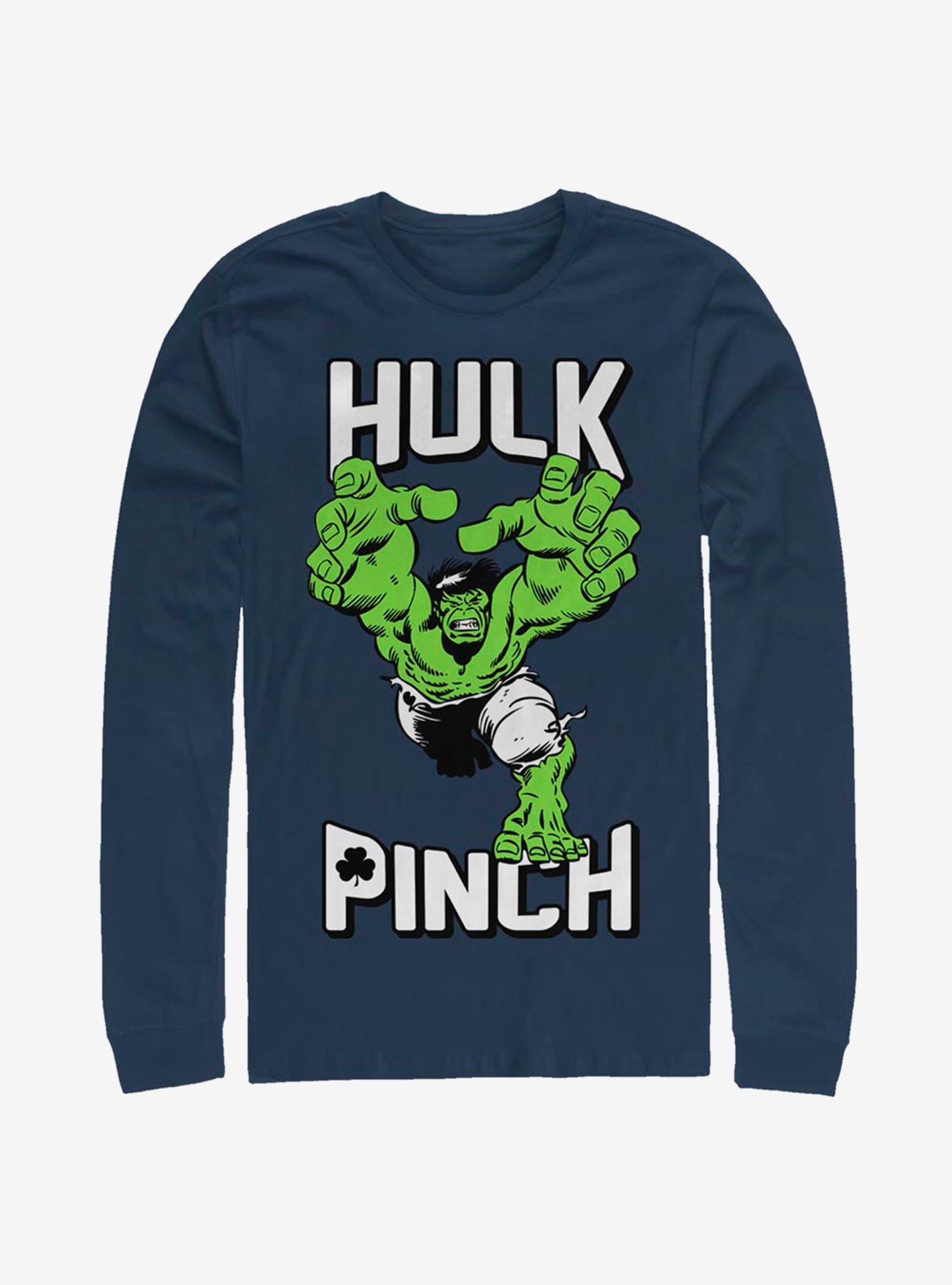 Marvel Hulk Hulk Pinch Long-Sleeve T-Shirt | Premium Unisex T-Shirt, Trending Graphic Tee