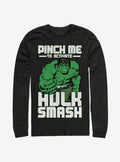Marvel Hulk Hulk Smash Pinch Long-Sleeve T-Shirt | Premium Unisex T-Shirt, Trending Graphic Tee