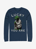 Star Wars Lucky Yoda Long-Sleeve T-Shirt | Premium Unisex T-Shirt, Trending Graphic Tee