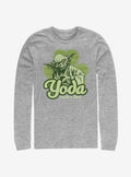 Star Wars Yoda Lucky Retro Long-Sleeve T-Shirt | Premium Unisex T-Shirt, Trending Graphic Tee