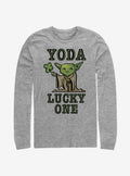 Star Wars Yoda So Lucky Long-Sleeve T-Shirt | Premium Unisex T-Shirt, Trending Graphic Tee