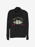 Star Wars The Mandalorian The Child Protect Attack Unwrap Cowlneck Long-Sleeve Girls T-Shirt | Premium Unisex T-Shirt, Trending Graphic Tee