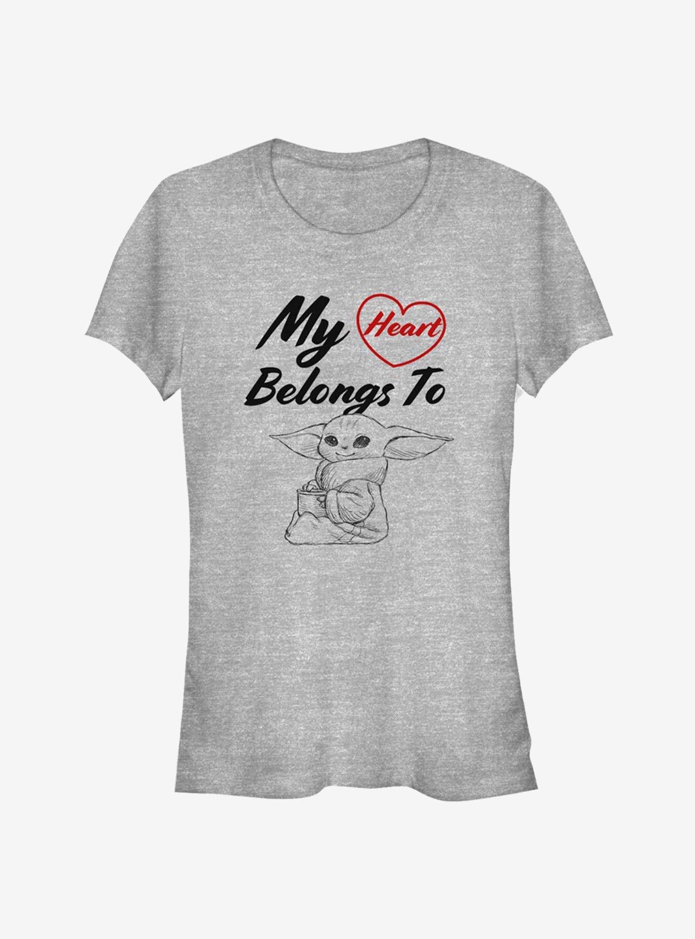 Star Wars The Mandalorian The Child Heart Belong To The Child Girls T-Shirt | Premium Unisex T-Shirt, Trending Graphic Tee