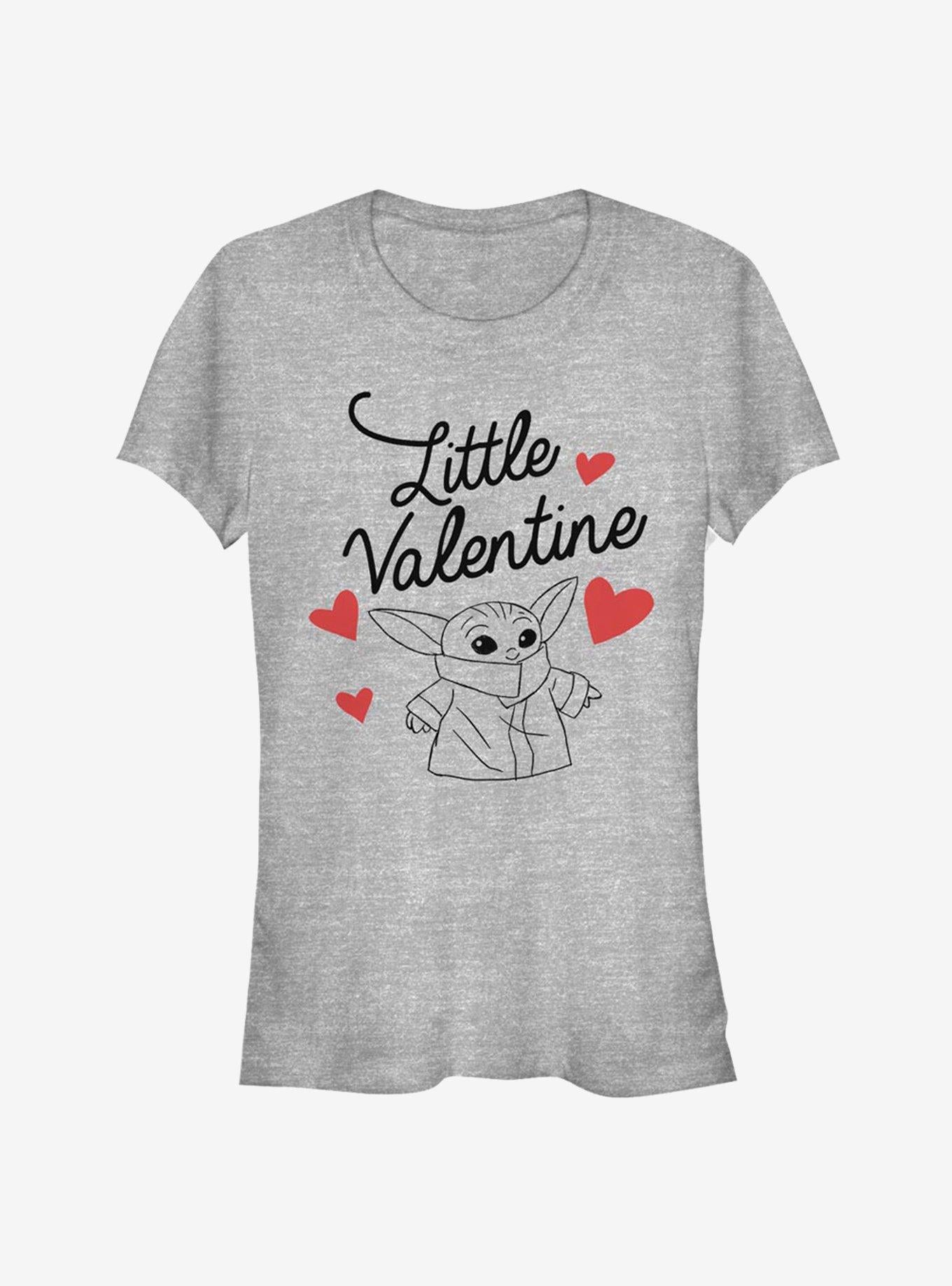 Star Wars The Mandalorian The Child Little Valentine Girls T-Shirt | Premium Unisex T-Shirt, Trending Graphic Tee