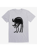 Frightened Black Cat Sport Grey T Shirt T Shirt Trending US