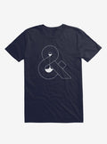 Time Space Ampersand Navy Blue T Shirt T Shirt Trending US