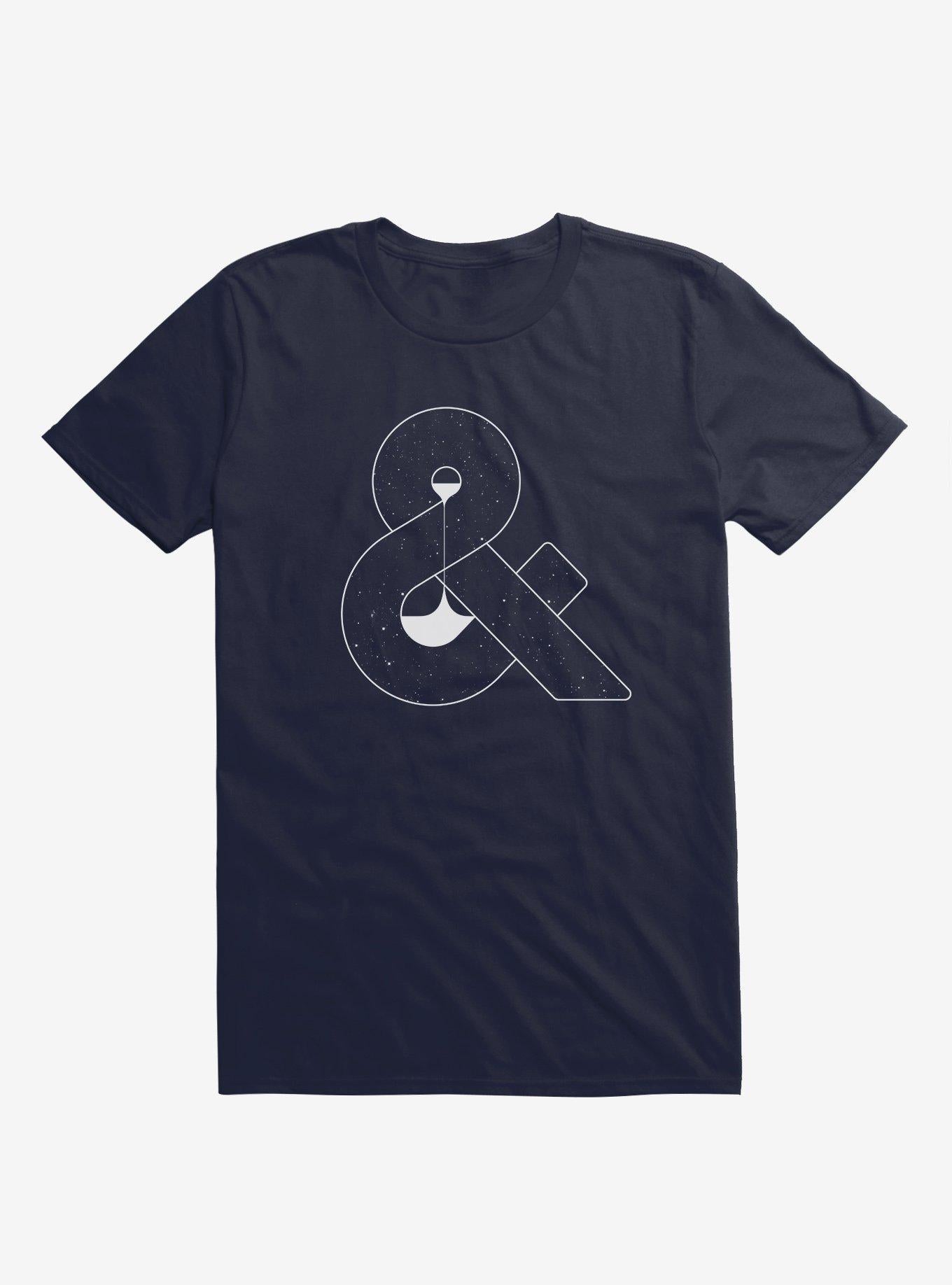 Time Space Ampersand Navy Blue T Shirt T Shirt Trending US