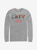 Marvel Avengers Pop Art Group Long Sleeve T Shirt Long Sleeve T Shirt Streetwear Style Daily Wear