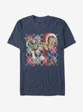 Disney Pixar Toy Story Argyle Christmas T-Shirt T-Shirt | Exclusive Art Design | Perfect For Daily Wear
