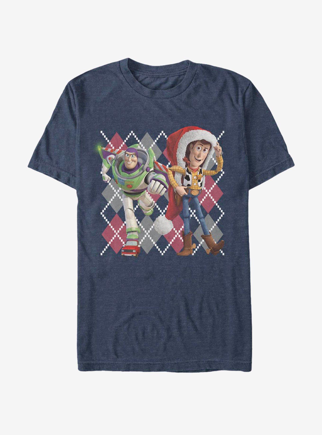 Disney Pixar Toy Story Argyle Christmas T-Shirt T-Shirt | Exclusive Art Design | Perfect For Daily Wear