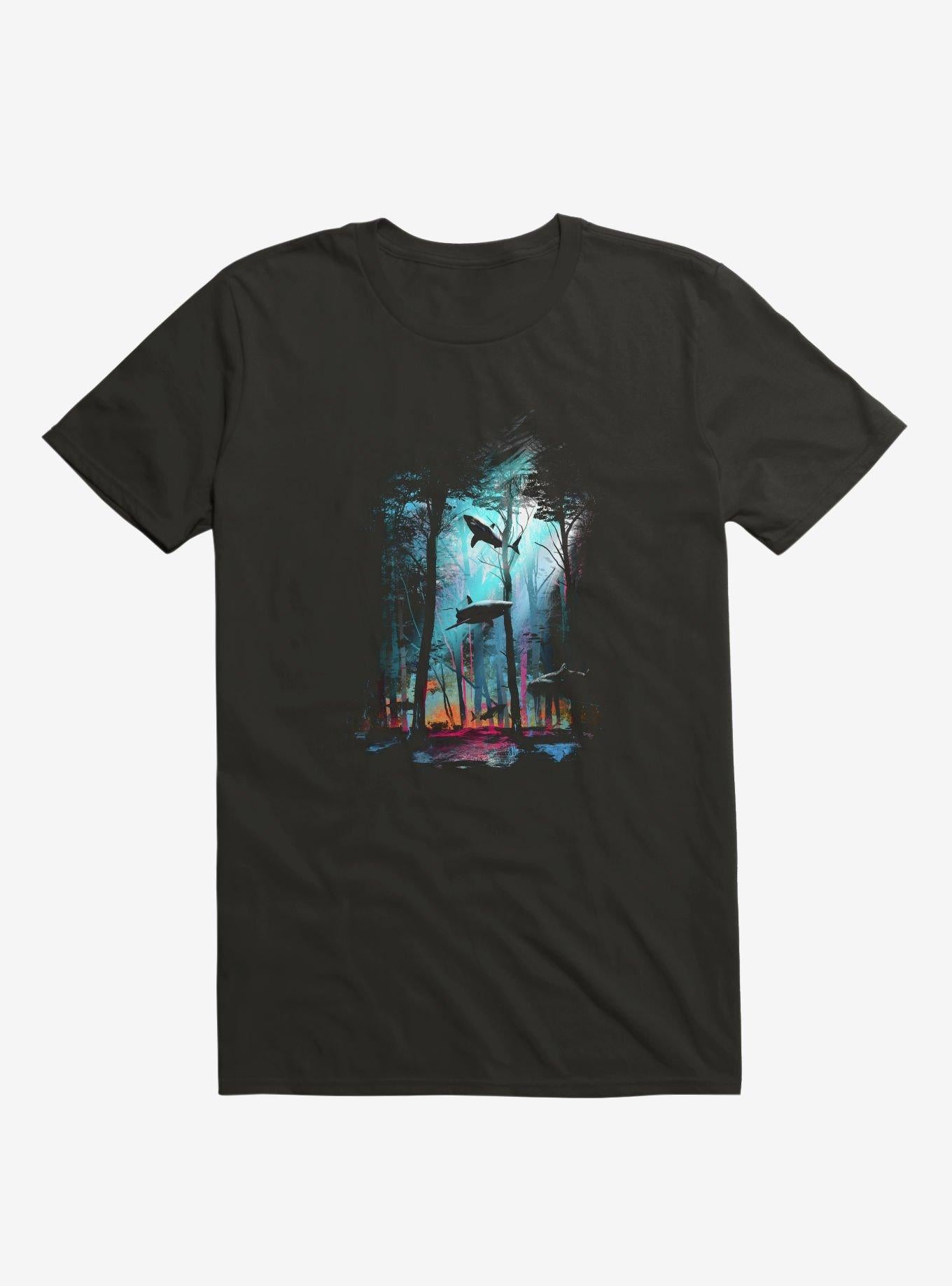 Shark Forest T Shirt T Shirt Streetwear Style Fan Favorite