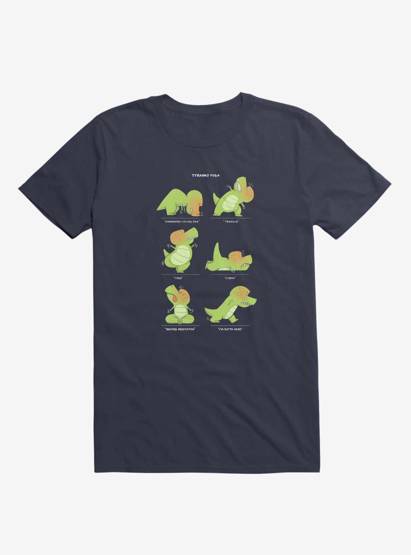 T Rex Tries Yoga T Shirt T Shirt Trending US Funny Quote