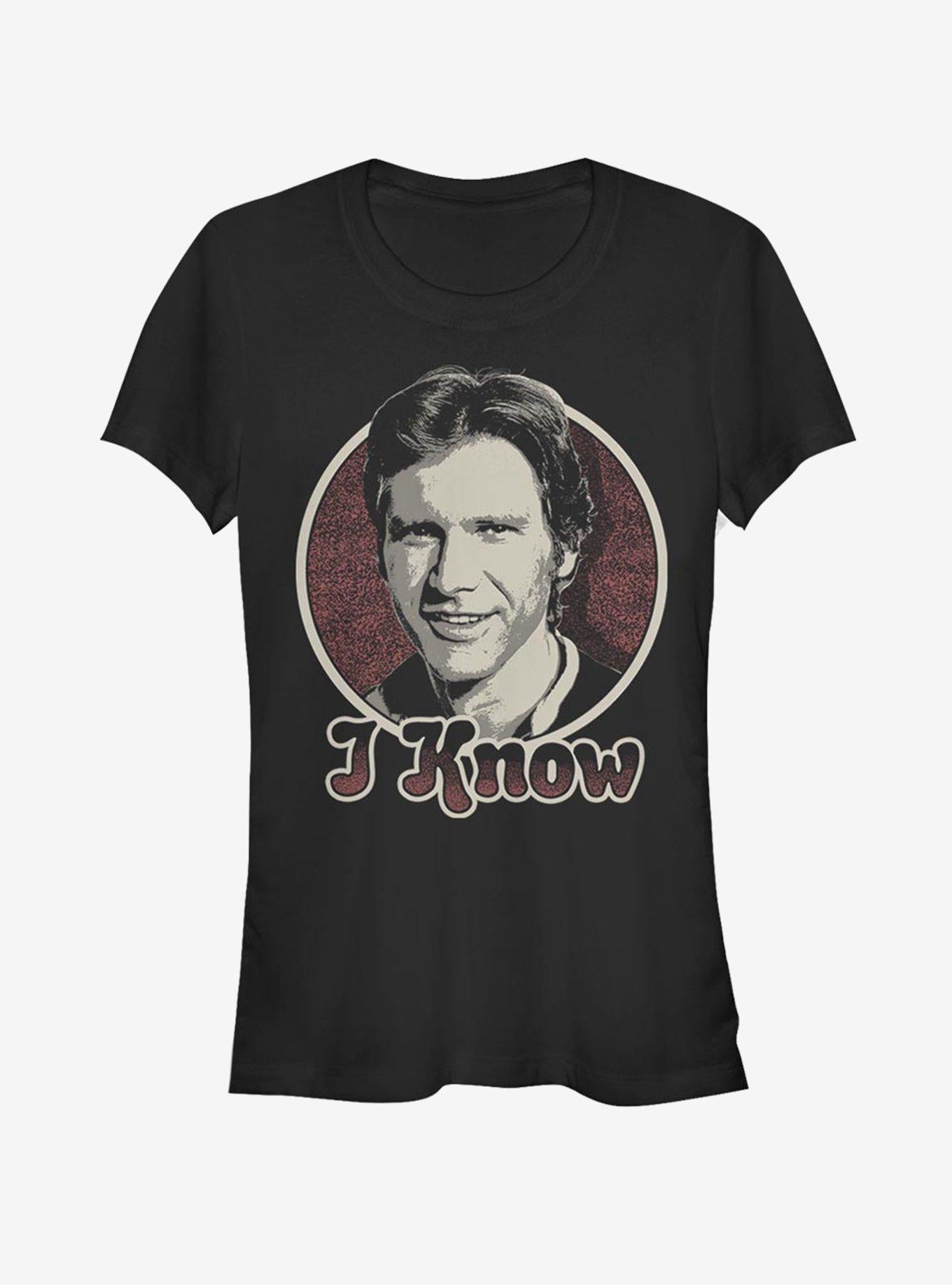 Star Wars Han Knows Girls T-Shirt | Premium Unisex T-Shirt, Trending Graphic Tee