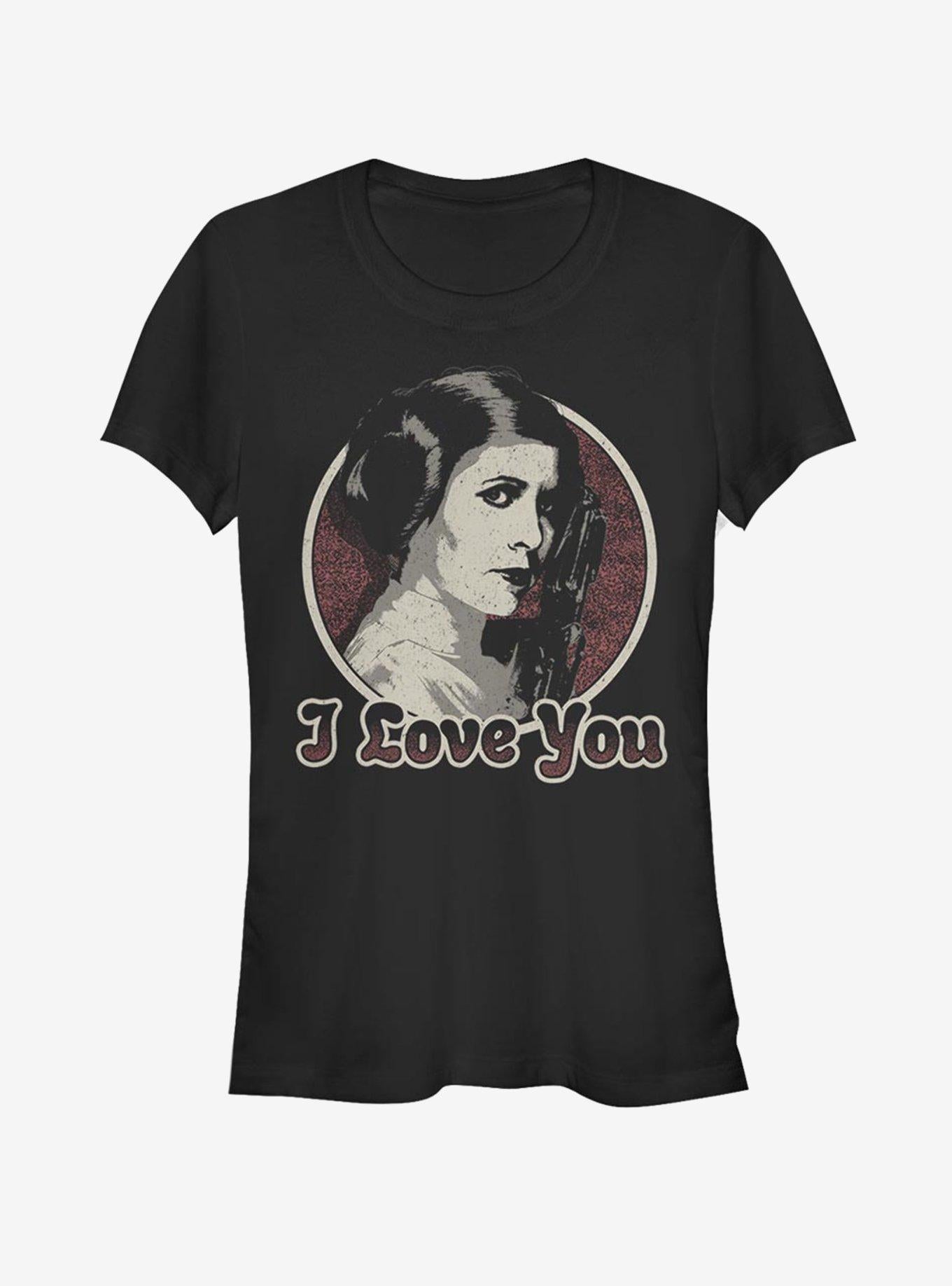 Star Wars Leia Loves Han Girls T-Shirt | Premium Unisex T-Shirt, Trending Graphic Tee