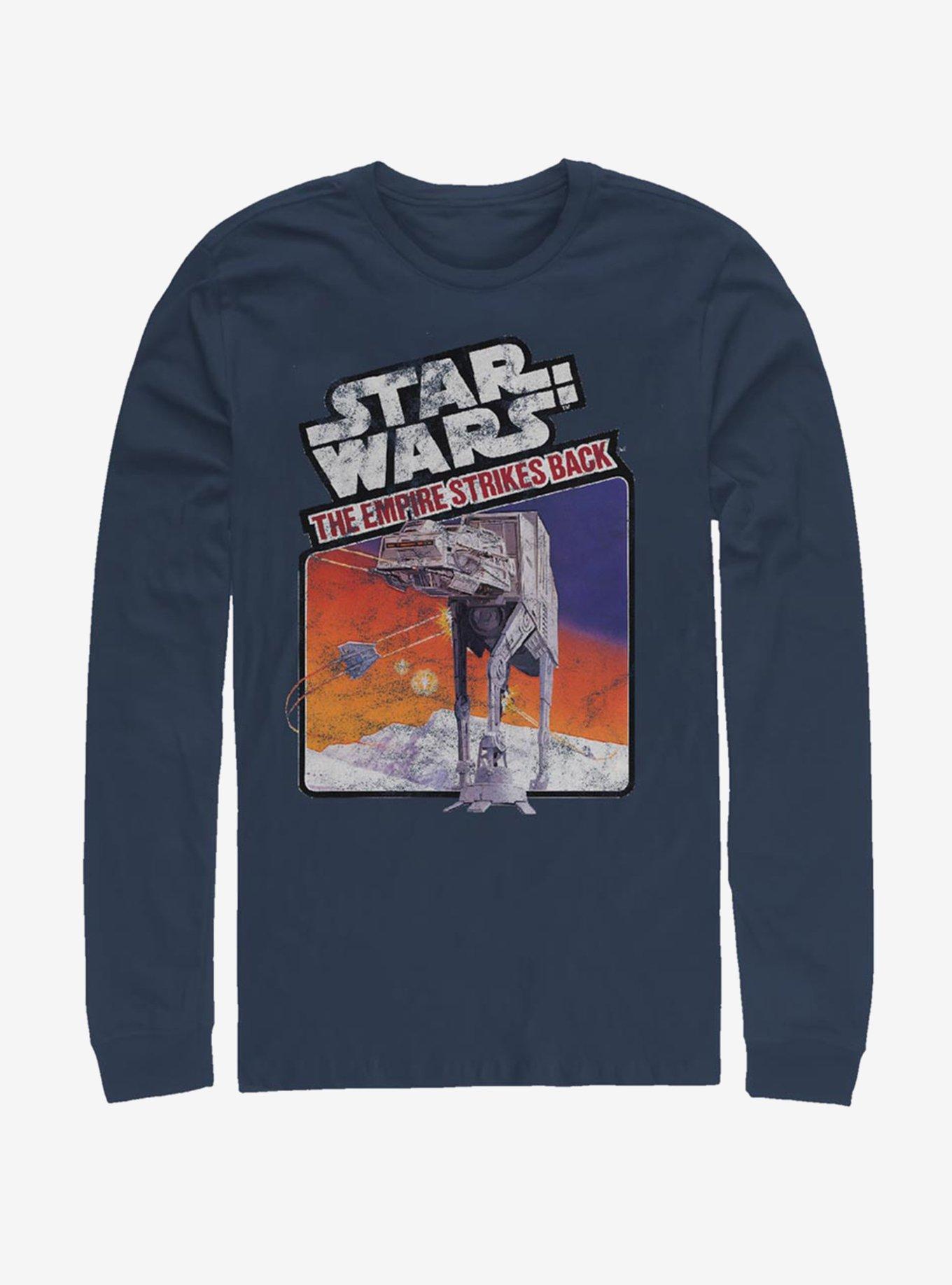 The Empire Strikes Back Atari Cartridge Poster Long Sleeve T Shirt Long Sleeve T Shirt Trending US