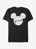 Disney Mickey Mouse Groom Ears T-Shirt | Premium Unisex T-Shirt, Trending Graphic Tee