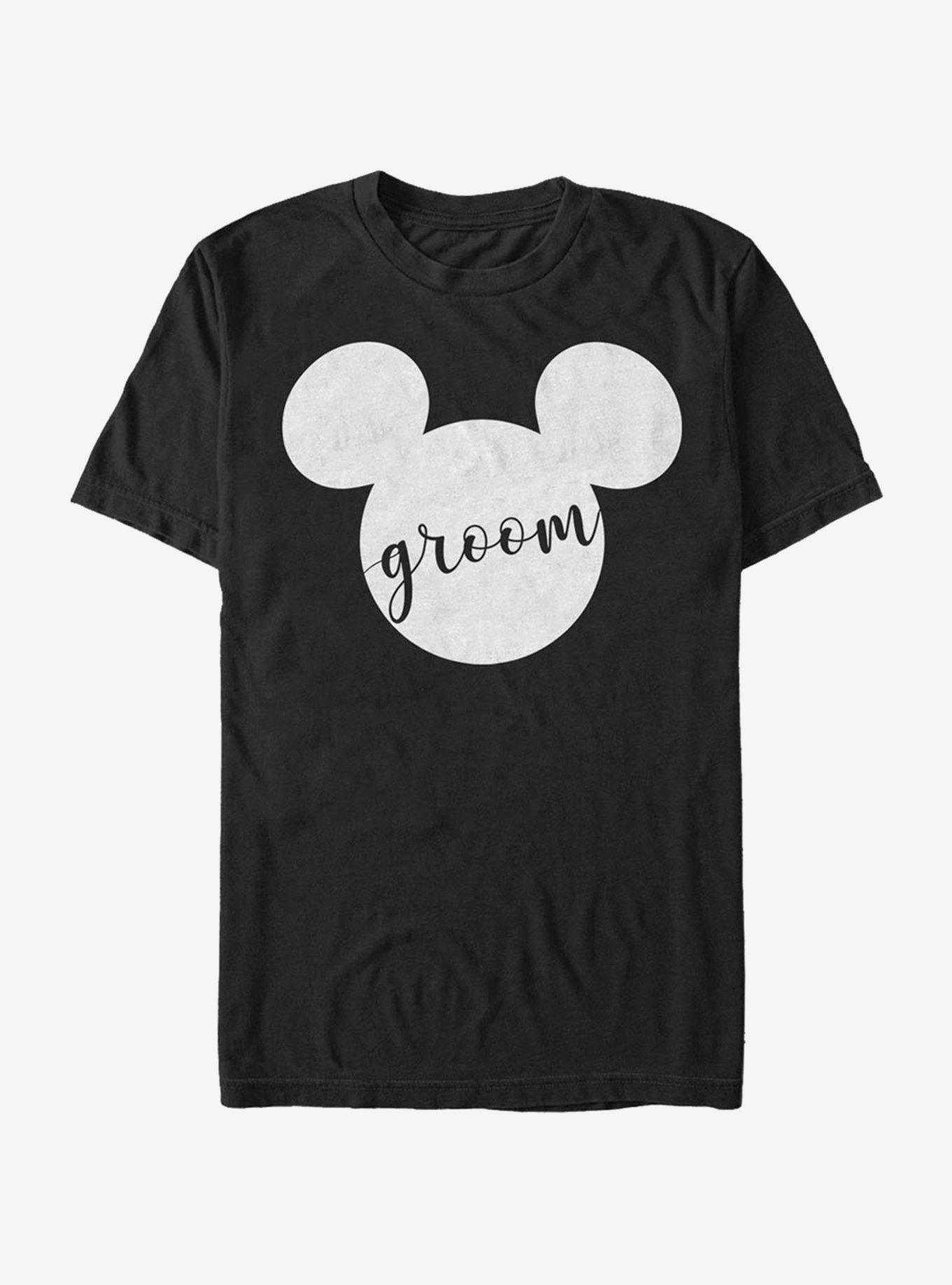 Disney Mickey Mouse Groom Ears T-Shirt | Premium Unisex T-Shirt, Trending Graphic Tee