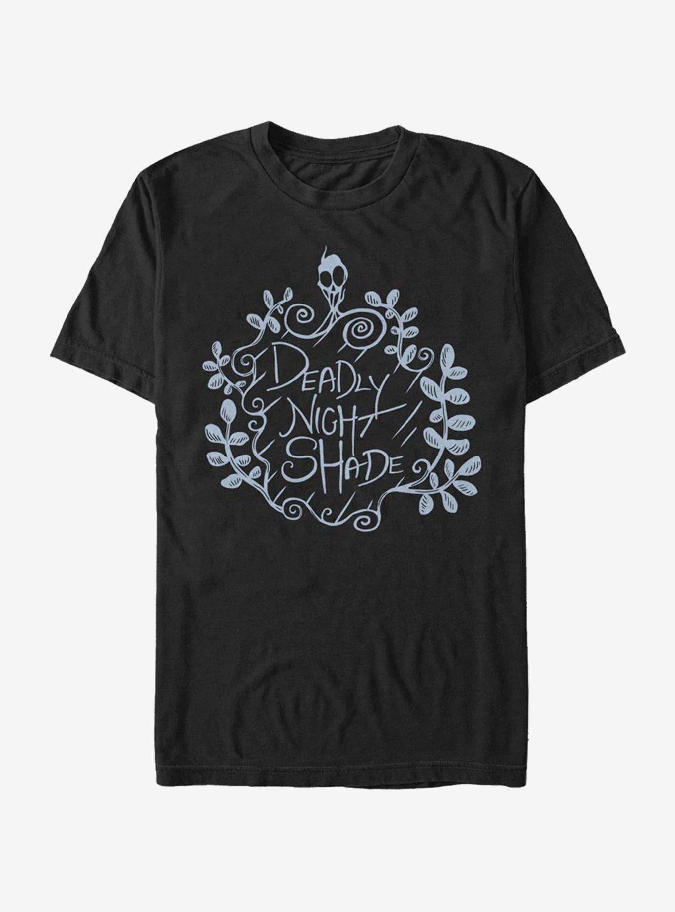 The Nightmare Before Christmas Deadly Night Shade T-Shirt T-Shirt | Fan Favorite Style | Trending Now