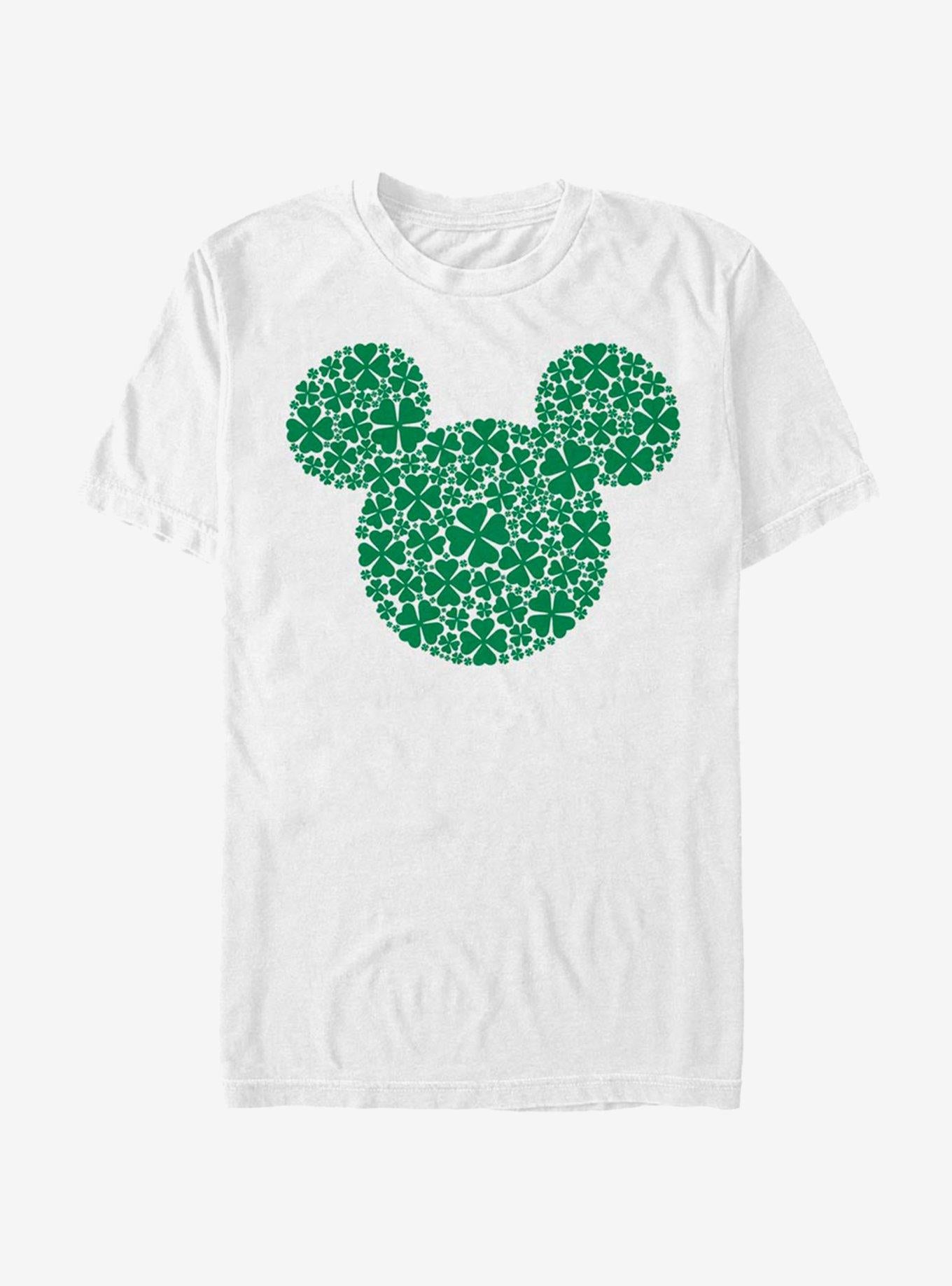 Disney Mickey Mouse Mickey Clover Fill T-Shirt | Premium Unisex T-Shirt, Trending Graphic Tee