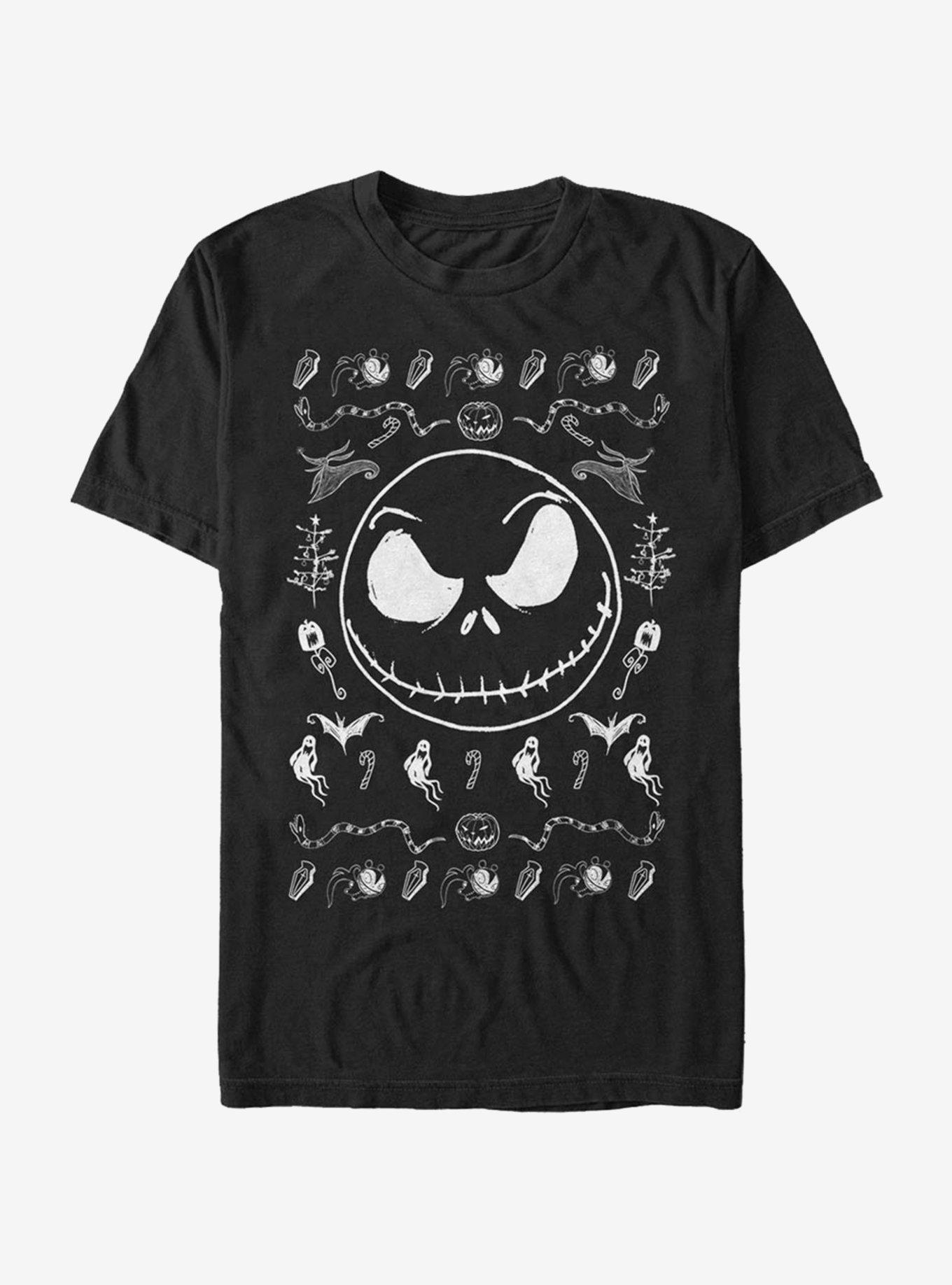 The Nightmare Before Christmas Jack Spooky Sweater T-Shirt T-Shirt | Premium Graphic | High Demand Item