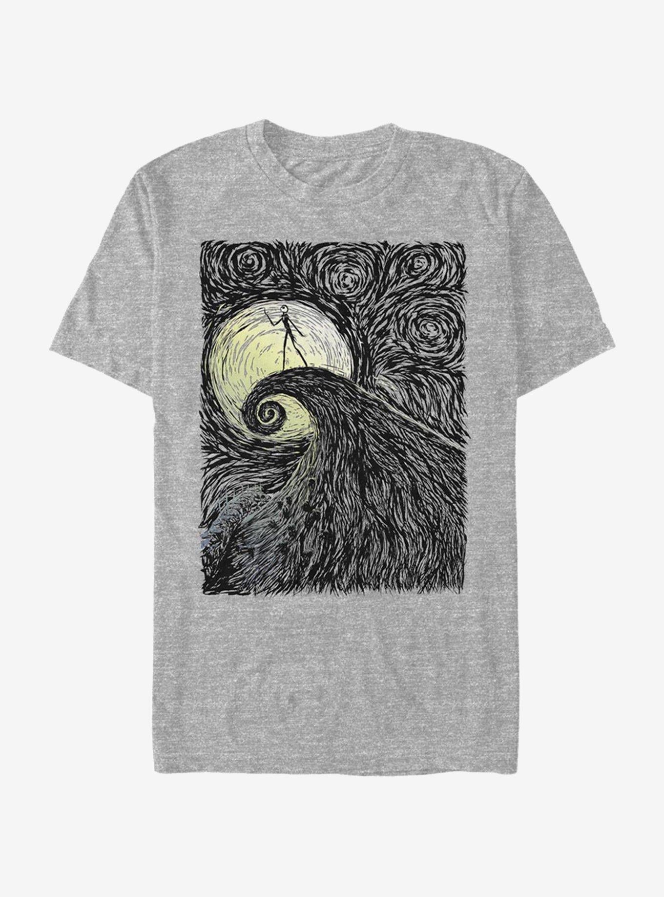 The Nightmare Before Christmas Spiral Hill T-Shirt T-Shirt | Trending Streetwear Style | Trending Now