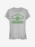 Marvel Captain America Capa Clover Collegiate Girls T-Shirt | Premium Unisex T-Shirt, Trending Graphic Tee