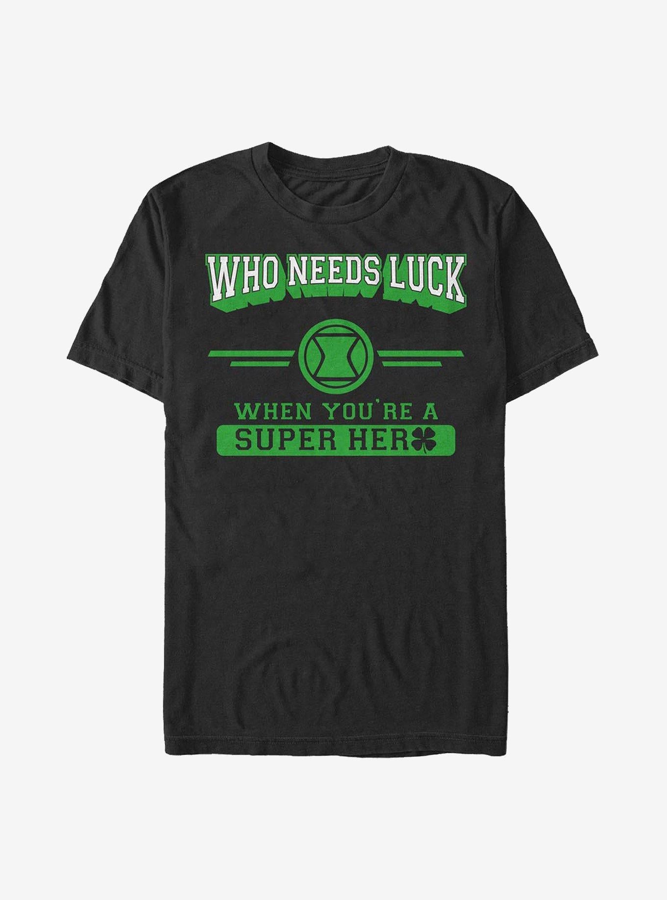 Marvel Black Widow Clover Collegiate T-Shirt | Premium Unisex T-Shirt, Trending Graphic Tee