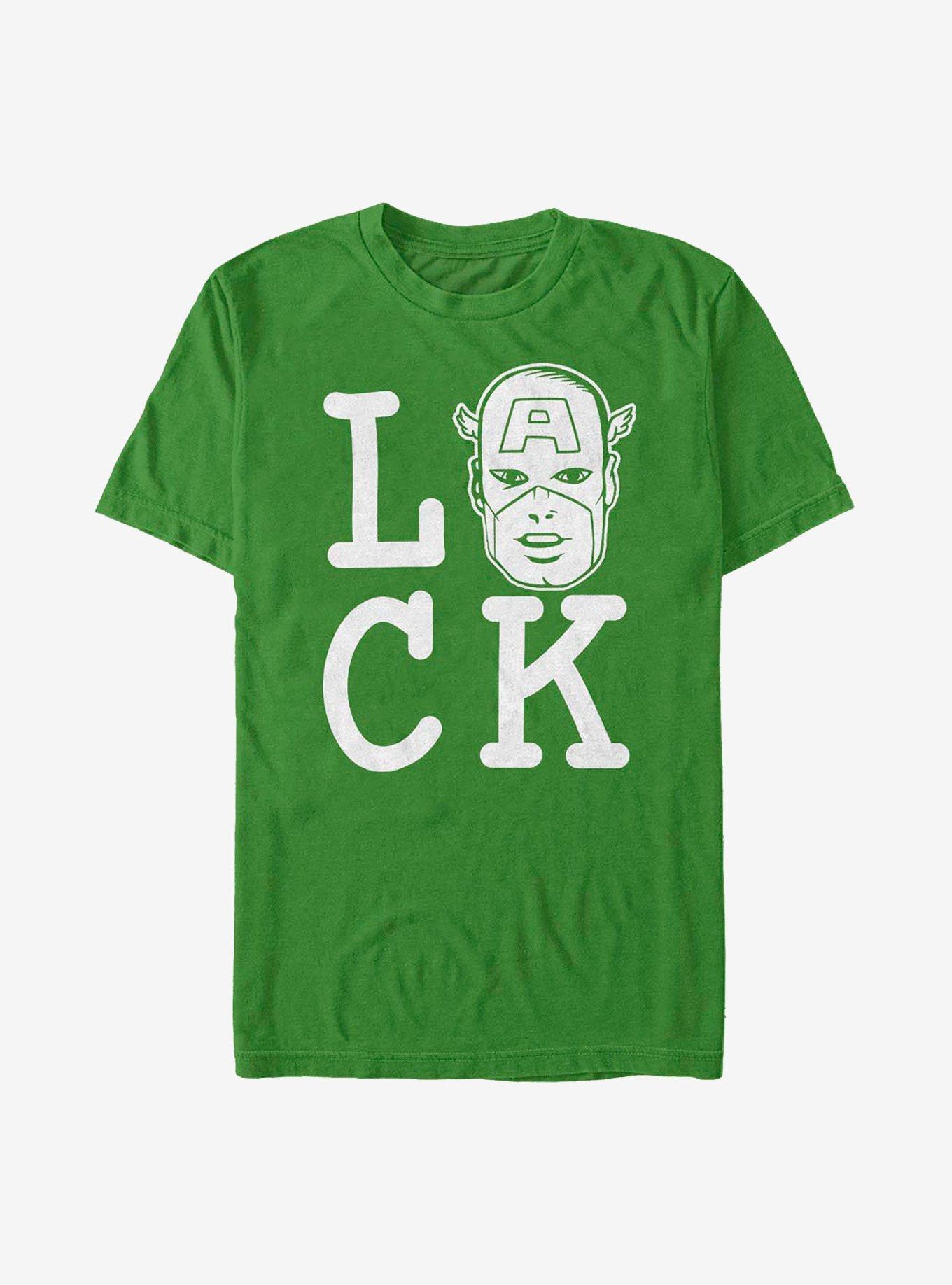 Marvel Captain America Captain Of Luck T-Shirt | Premium Unisex T-Shirt, Trending Graphic Tee