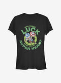 Marvel Captain America Super America Luck Girls T-Shirt | Premium Unisex T-Shirt, Trending Graphic Tee