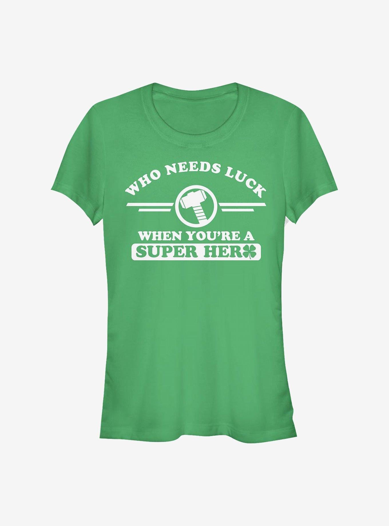 Marvel Thor Clover Collegiate Girls T-Shirt | Premium Unisex T-Shirt, Trending Graphic Tee