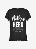 Marvel Avengers A Mother Hero Quote Girls T-Shirt | Premium Unisex T-Shirt, Trending Graphic Tee