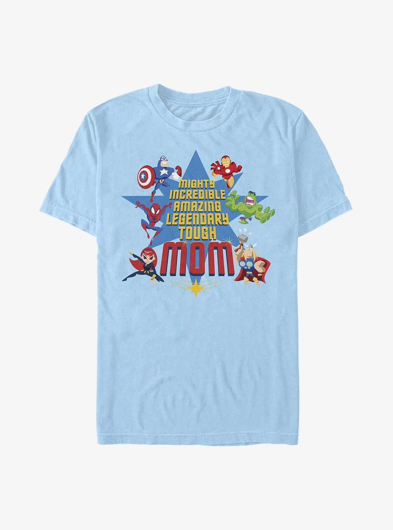 Marvel Avengers Mom Cute Listed T-Shirt | Premium Unisex T-Shirt, Trending Graphic Tee
