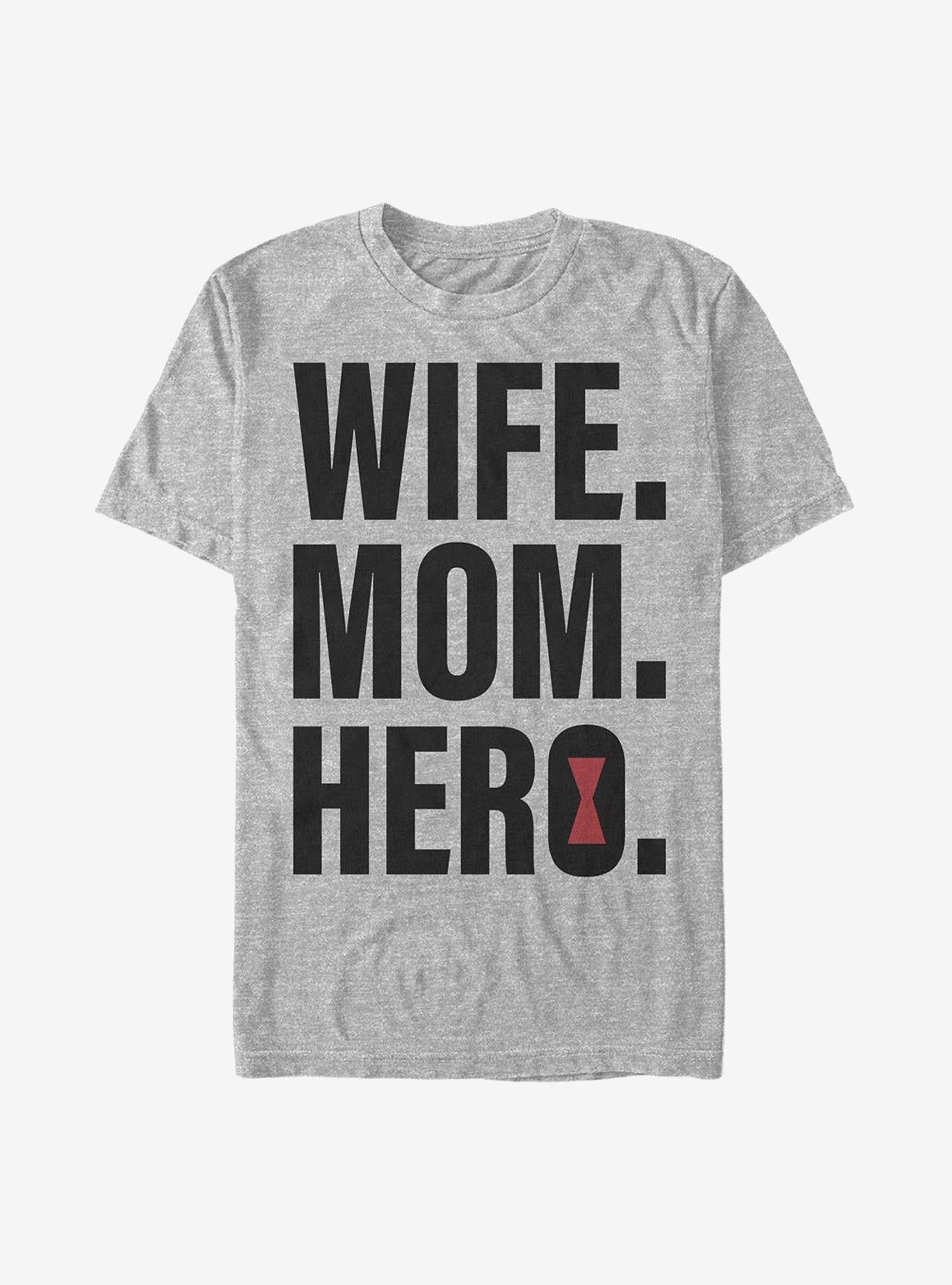 Marvel Black Widow Wife Mom Black Widow T-Shirt | Premium Unisex T-Shirt, Trending Graphic Tee
